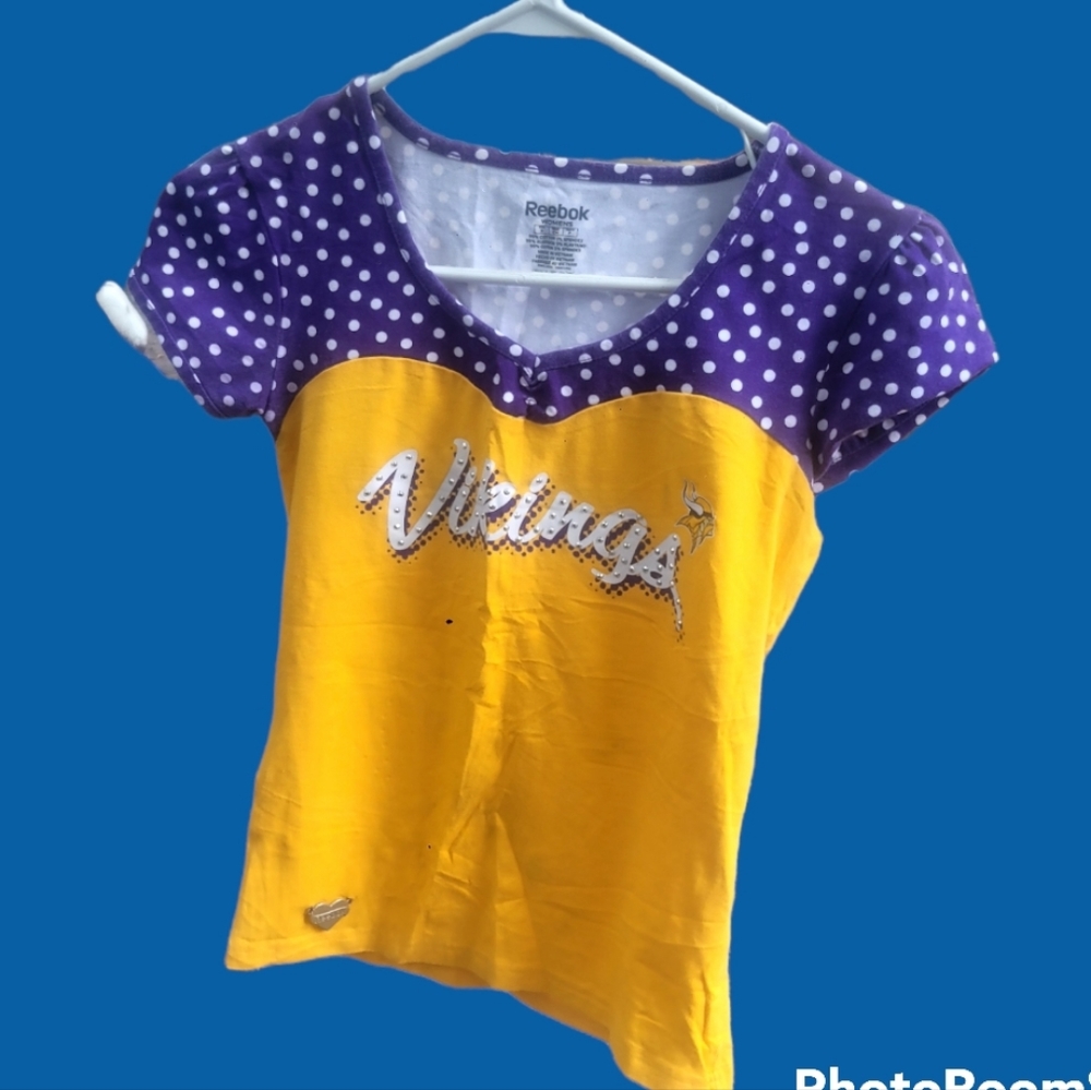 Reebok MN Vikings Womens tight shirt